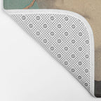 Woman and Birds Bath Mat Gallery Image 2