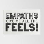 Empaths Give Me All The Feels! Rug Gallery Image 2