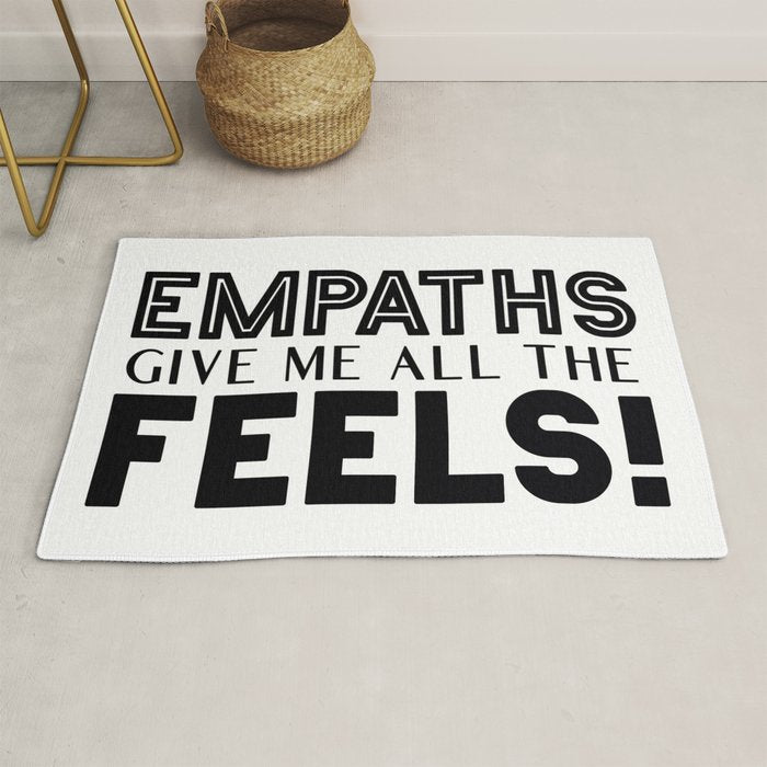 Empaths Give Me All The Feels! Rug Gallery Image 1