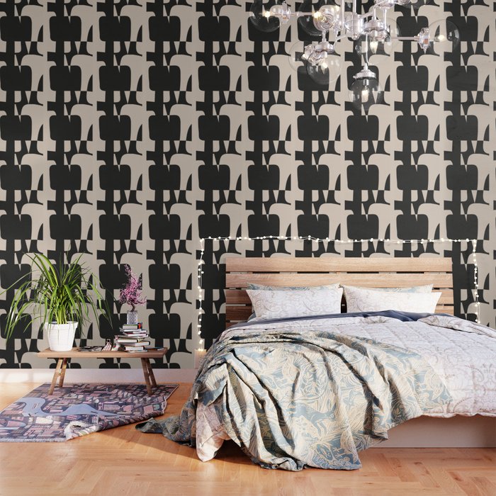 Modern Black And White Abstract Art 5 Wallpaper Gallery Image 1