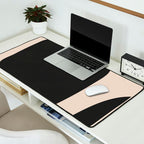 Modern Black And White Abstract Art 5 Desk Mat Gallery Image 2