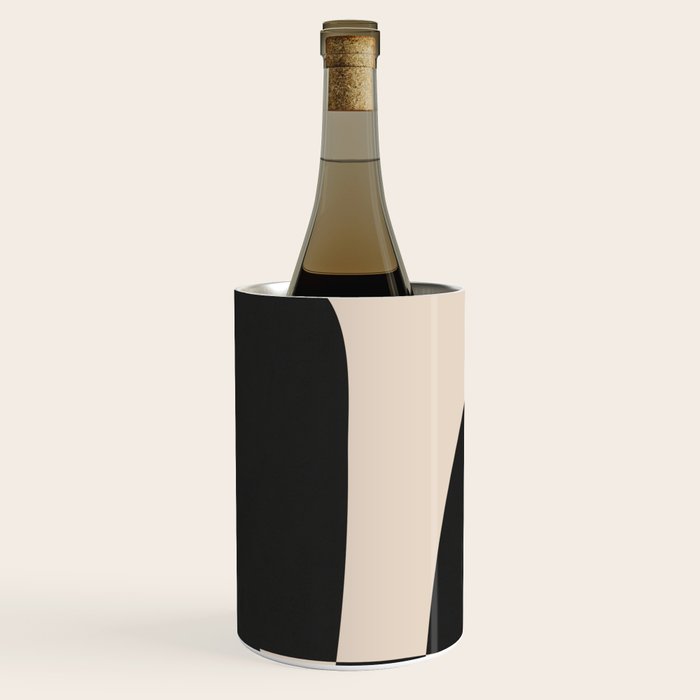 Modern Black And White Abstract Art 5 Wine Chiller Gallery Image 3