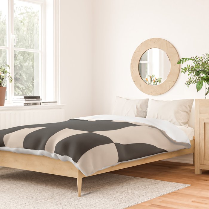 Modern Black And White Abstract Art 5 Duvet Cover Gallery Image 2