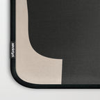 Modern Black And White Abstract Art 5 Laptop Sleeve Gallery Image 3