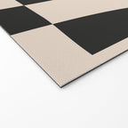 Modern Black And White Abstract Art 5 Welcome Mat Gallery Image 2