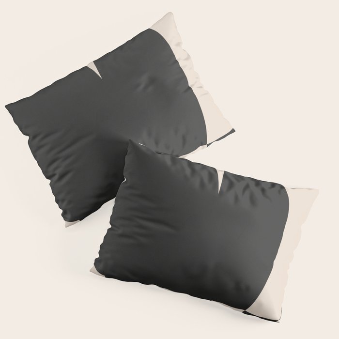 Modern Black And White Abstract Art 5 Pillow Sham Gallery Image 3