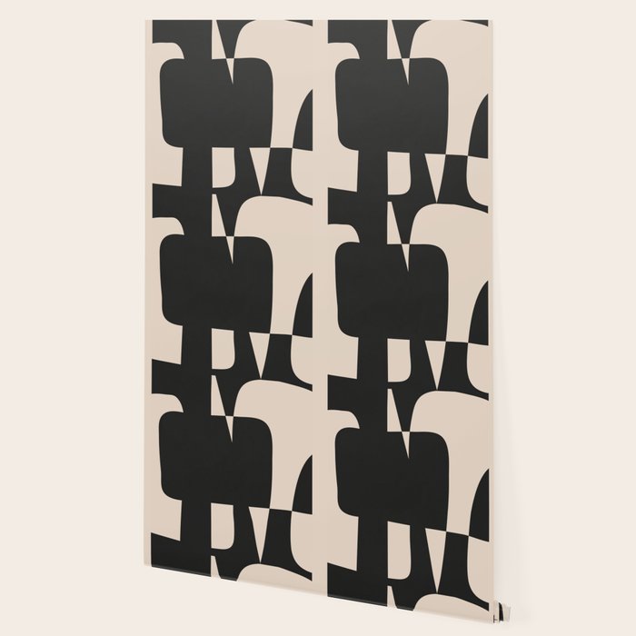 Modern Black And White Abstract Art 5 Wallpaper Gallery Image 2