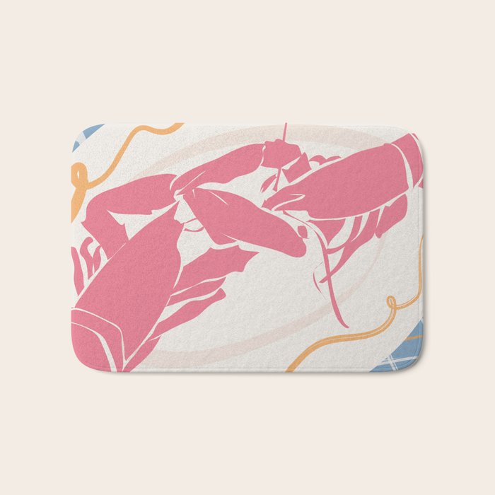 Lobster Picnic Bath Mat Gallery Image 1