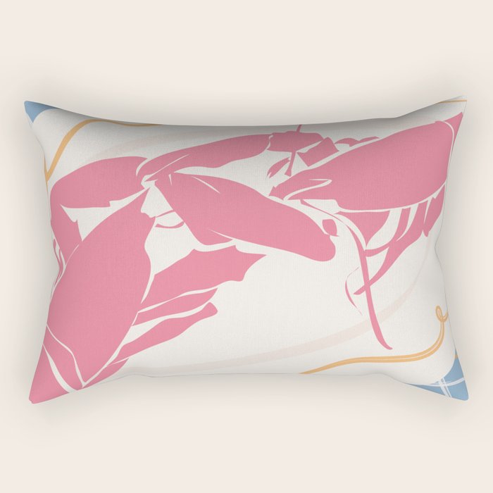 Lobster Picnic Rectangular Pillow Gallery Image 2