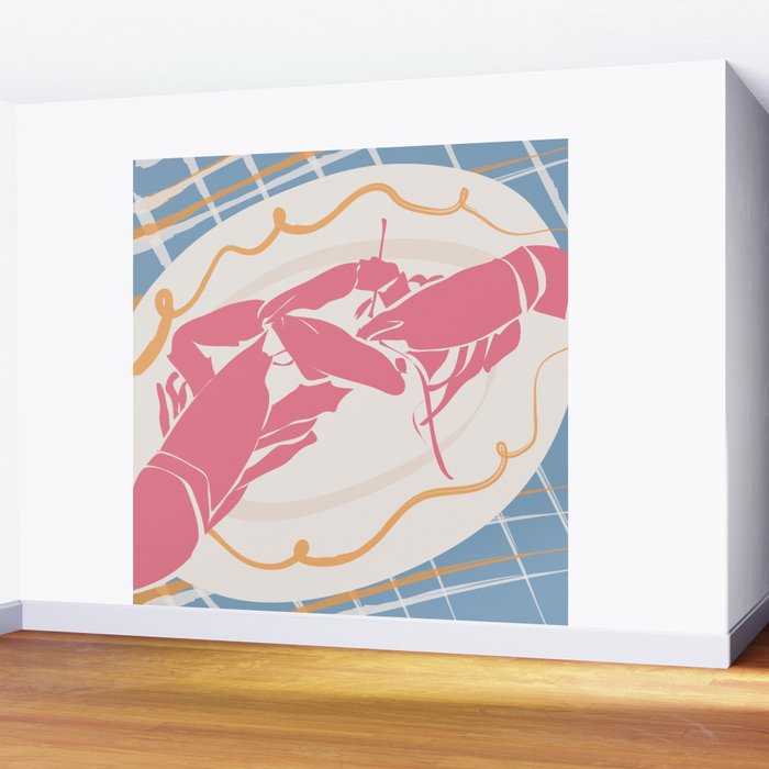 Lobster Picnic Wall Mural Gallery Image 2