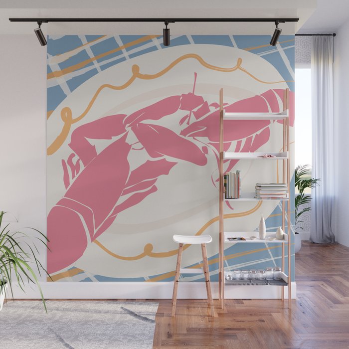 Lobster Picnic Wall Mural Gallery Image 1