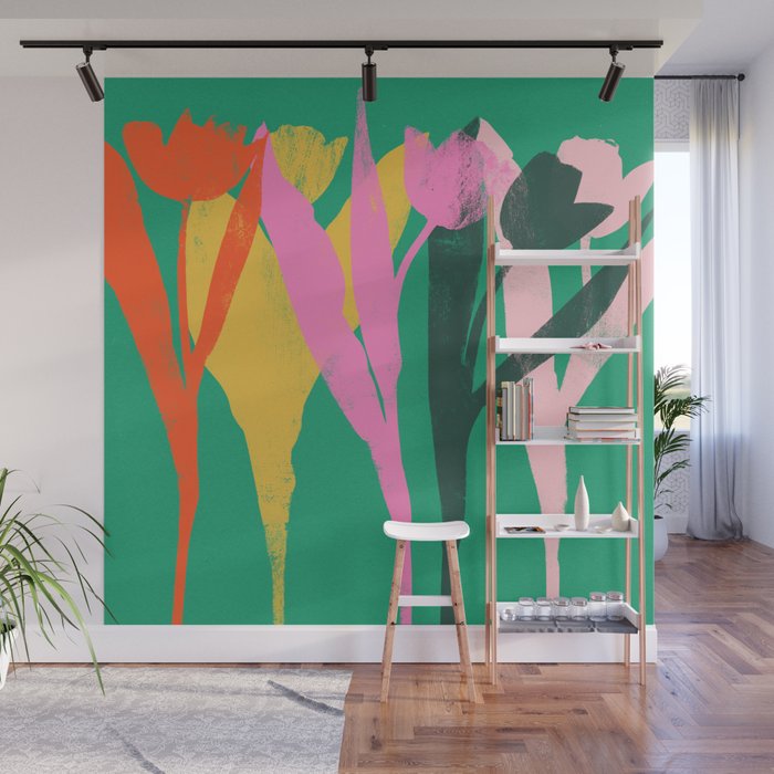 tulips 12 Wall Mural Gallery Image 1