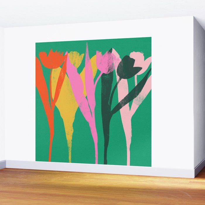 tulips 12 Wall Mural Gallery Image 2