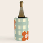 Blue and red floral check Wine Chiller Gallery Image 2