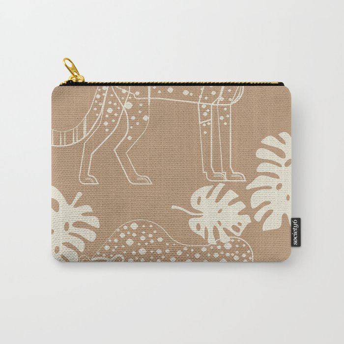 Cheetahs Monstera 1 Carry All Pouch Gallery Image 1