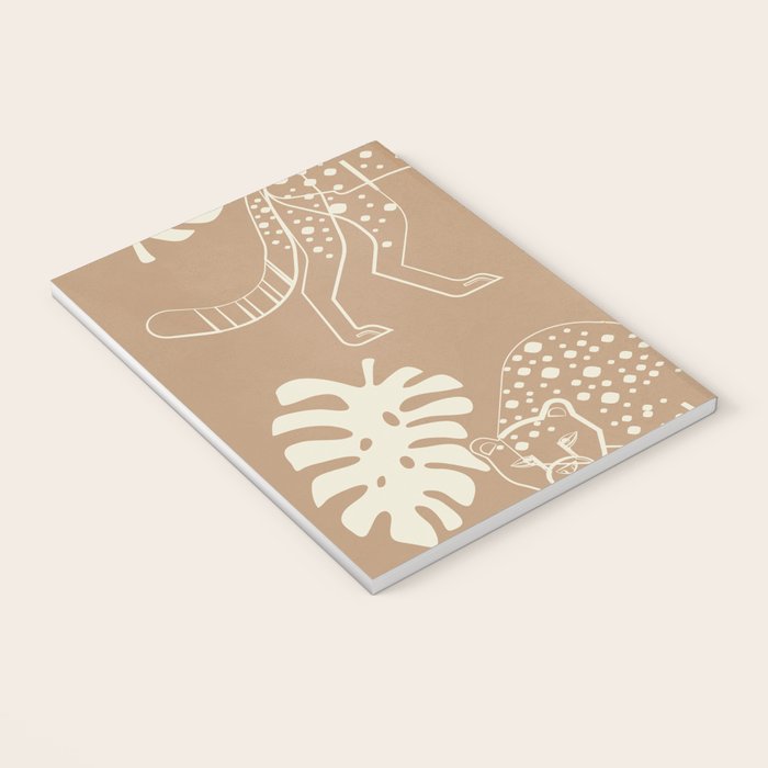 Cheetahs Monstera 1 Notebook Gallery Image 3