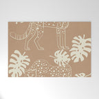 Cheetahs Monstera 1 Welcome Mat Gallery Image 1