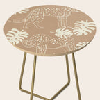Cheetahs Monstera 1 Side Table Gallery Image 2