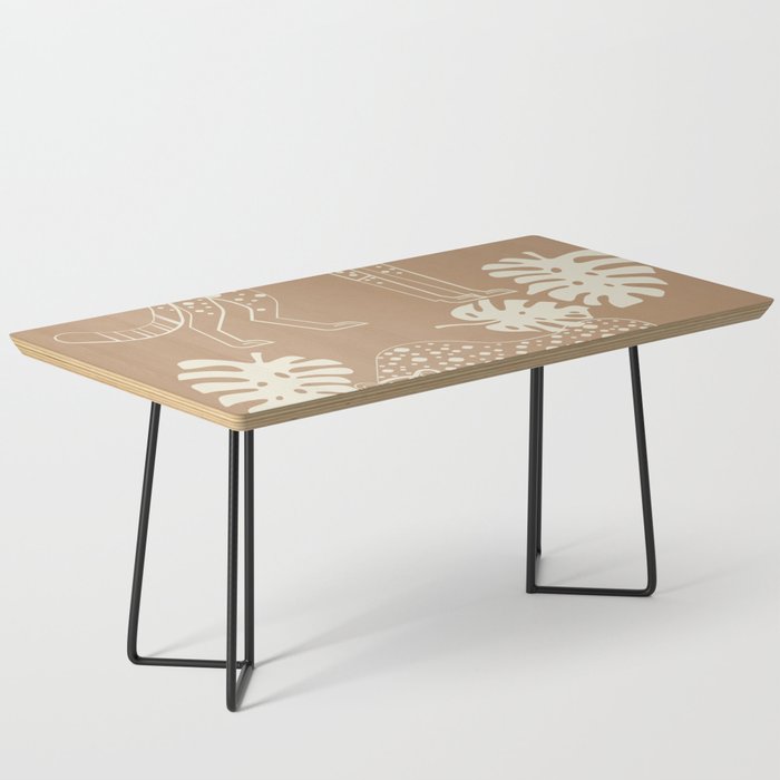 Cheetahs Monstera 1 Coffee Table Gallery Image 1