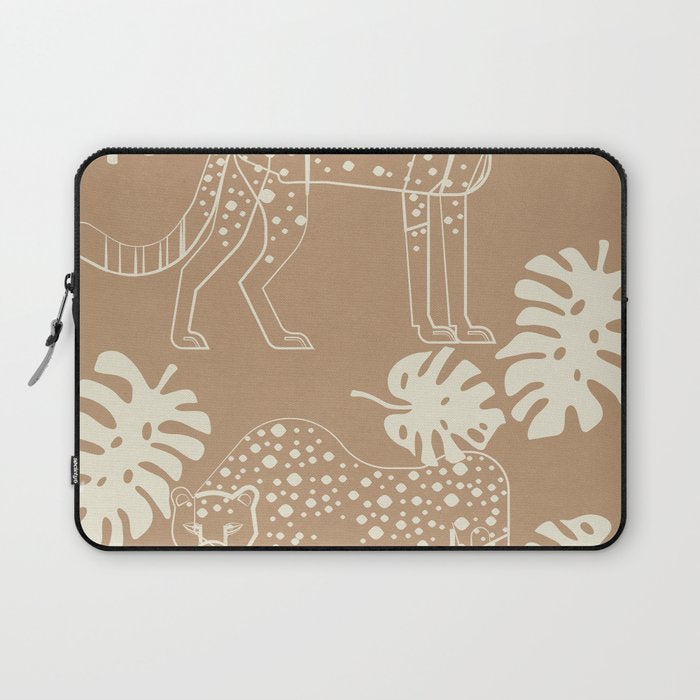 Cheetahs Monstera 1 Laptop Sleeve Gallery Image 1