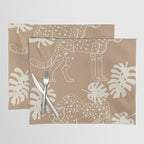 Cheetahs Monstera 1 Placemat Gallery Image 1