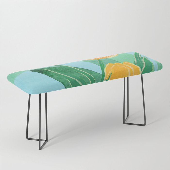 Modern Art Flowers 20 Bench Gallery Image 1