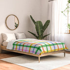 Colorful plaid line grid pattern Comforter Gallery Image 2
