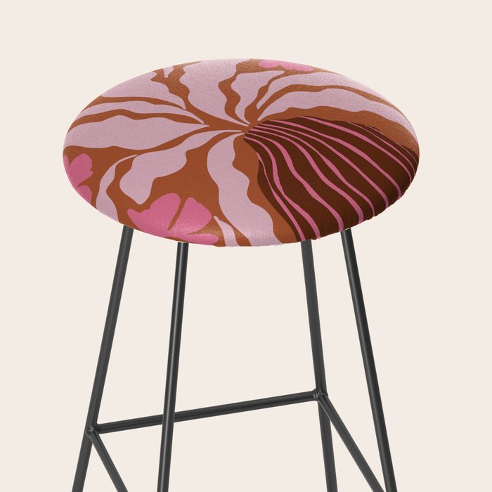 Mid-century blooming pot  Stool Gallery Image 2