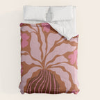 Mid-century blooming pot  Comforter Gallery Image 6
