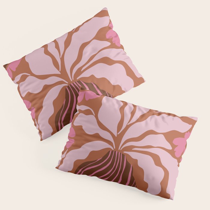 Mid-century blooming pot  Pillow Sham Gallery Image 1
