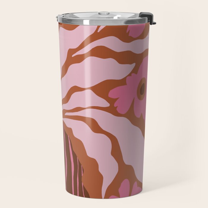 Mid-century blooming pot  Travel Mug Gallery Image 2
