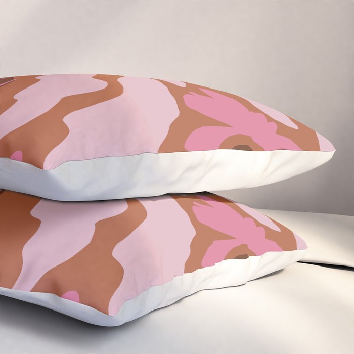 Mid-century blooming pot  Pillow Sham Gallery Image 3