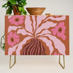 Mid-century blooming pot  Credenza Gallery Image 1