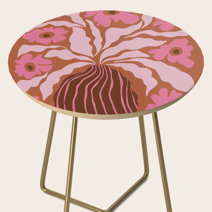 Mid-century blooming pot  Side Table Gallery Image 2