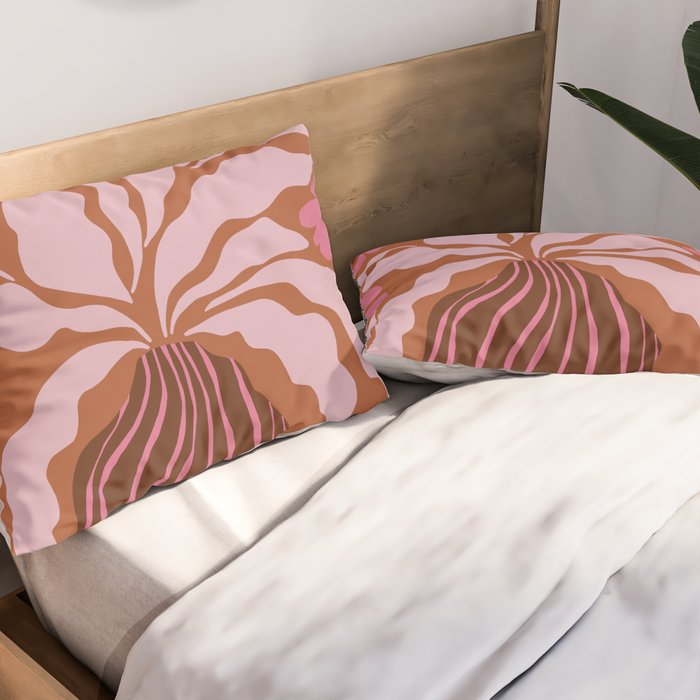 Mid-century blooming pot  Pillow Sham Gallery Image 2