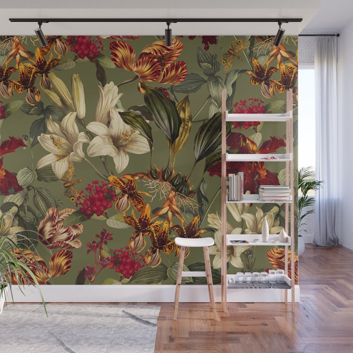 Flower Garden Serenade II Wall Mural Gallery Image 1