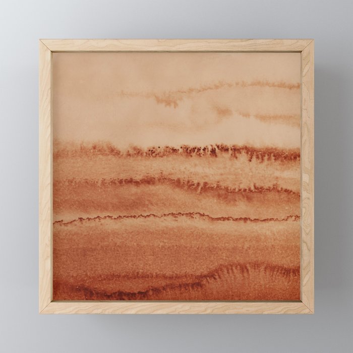 WITHIN THE TIDES - CINNAMON DARK Mini Art Print Gallery Image 1