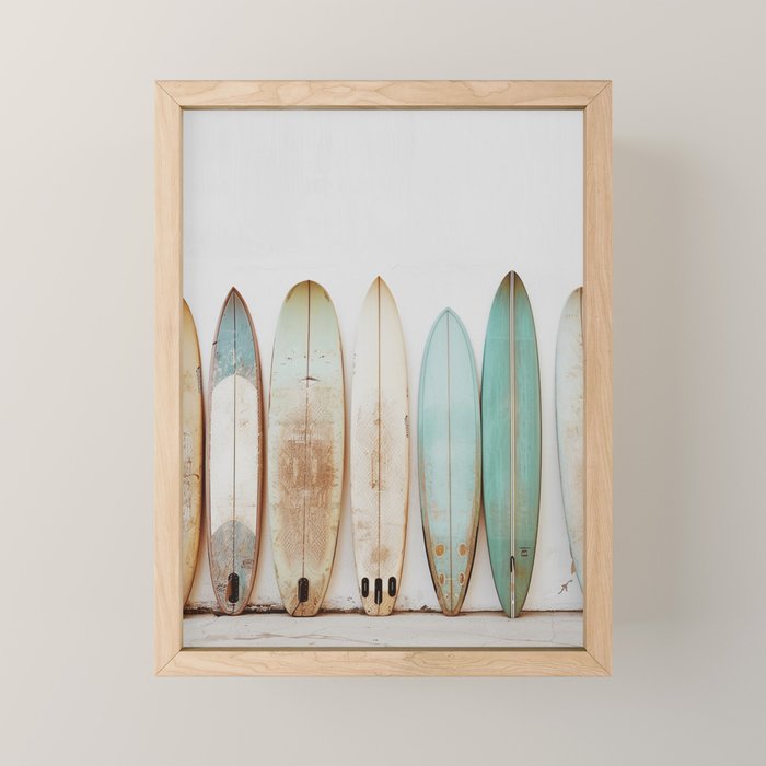 lets surf cxv Mini Art Print Gallery Image 1
