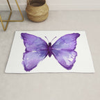 Purple Butterfly Rug Gallery Image 1