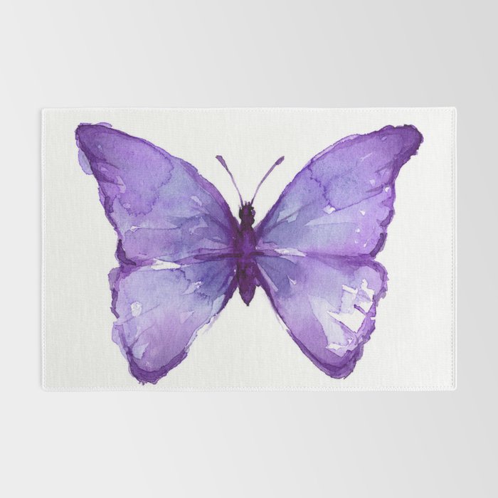 Purple Butterfly Rug Gallery Image 2