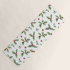 Christmas Holly Yoga Mat Gallery Image 1
