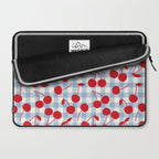 Red Cherries & Baby Blue Gingham Laptop Sleeve Gallery Image 2