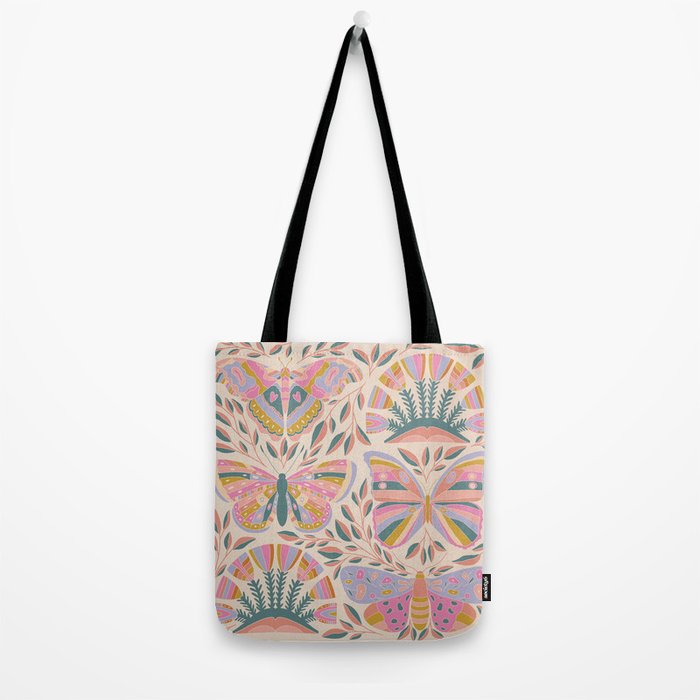 Colorful Butterflies - Art Print Tote Bag Gallery Image 2