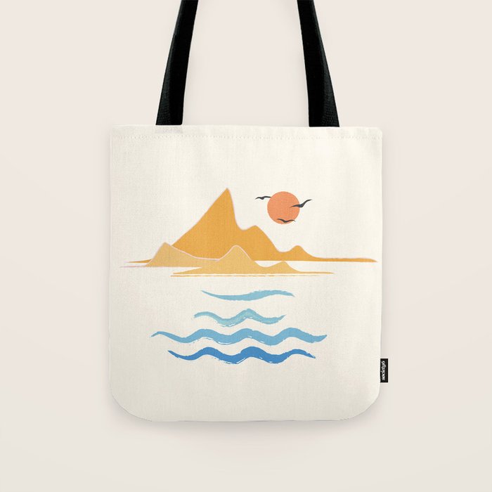 Minimalistic Summer III Tote Bag Gallery Image 1
