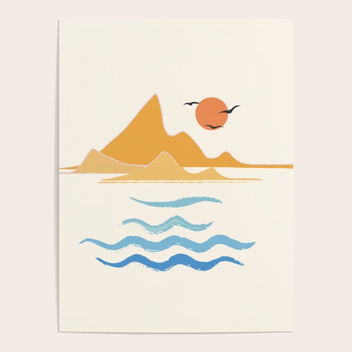 Minimalistic Summer III Poster Gallery Image 1