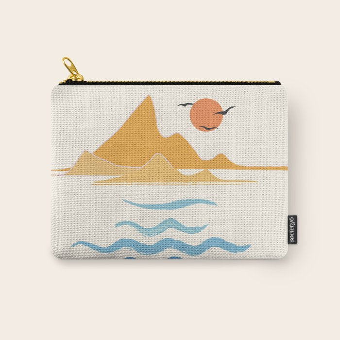 Minimalistic Summer III Carry All Pouch Gallery Image 1