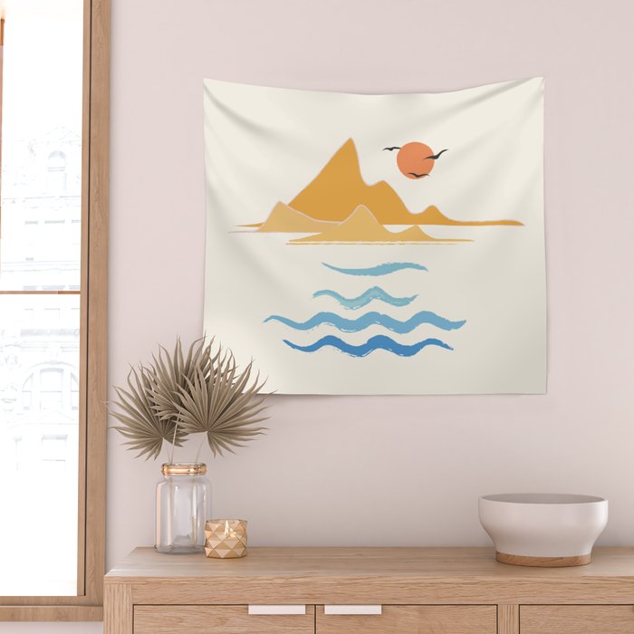 Minimalistic Summer III Wall Tapestry Gallery Image 2