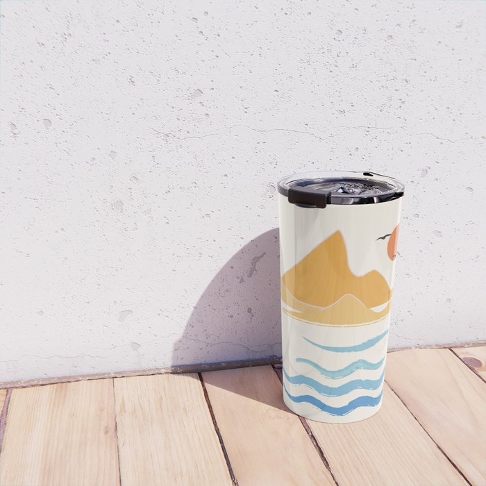 Minimalistic Summer III Travel Mug Gallery Image 4