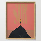 Pink Summer Sun Serving Tray Gallery Image 1