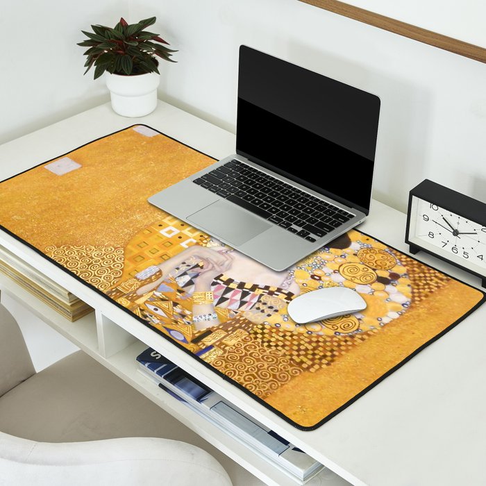 Gustav Klimt - The Woman in Gold Desk Mat Gallery Image 2